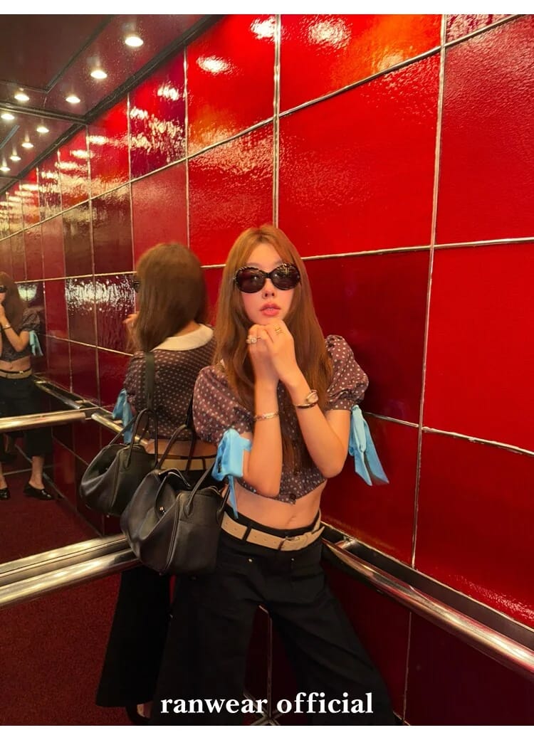 블랙 포켓 앵클 플레어 팬츠 상세 이미지 36