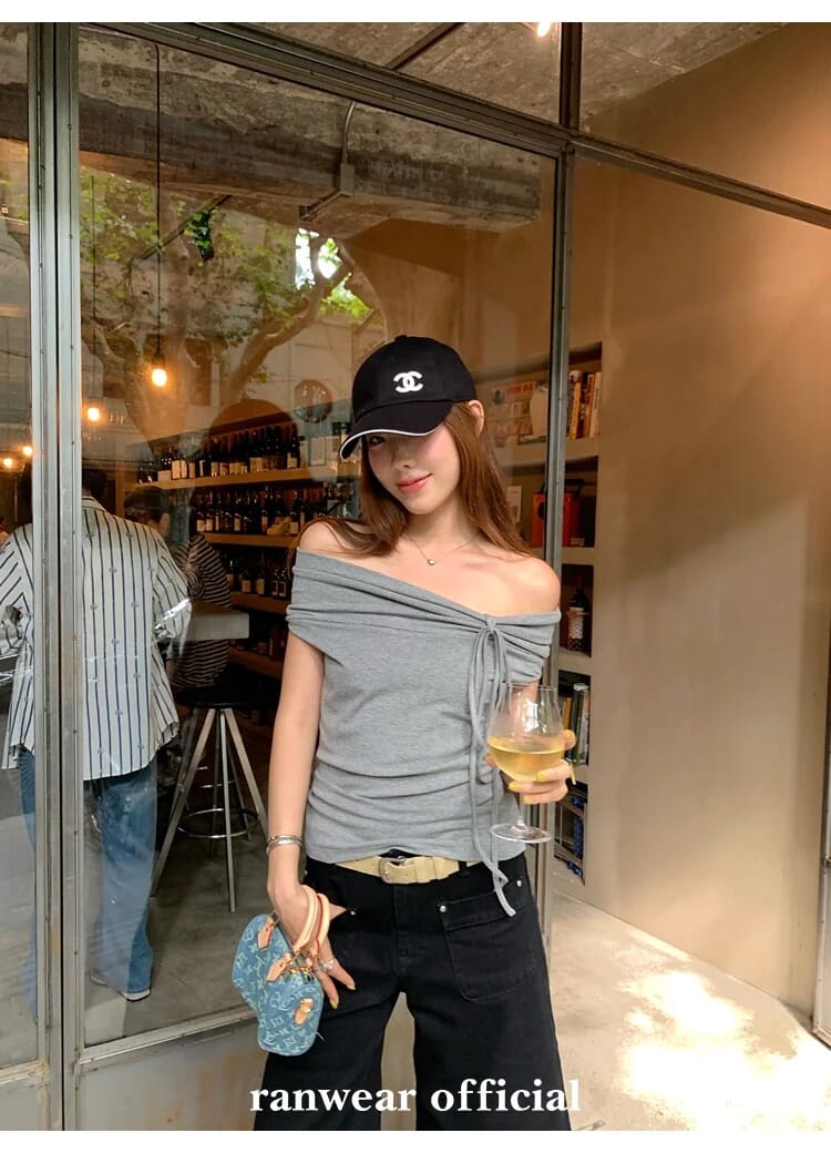 블랙 포켓 앵클 플레어 팬츠 상세 이미지 124