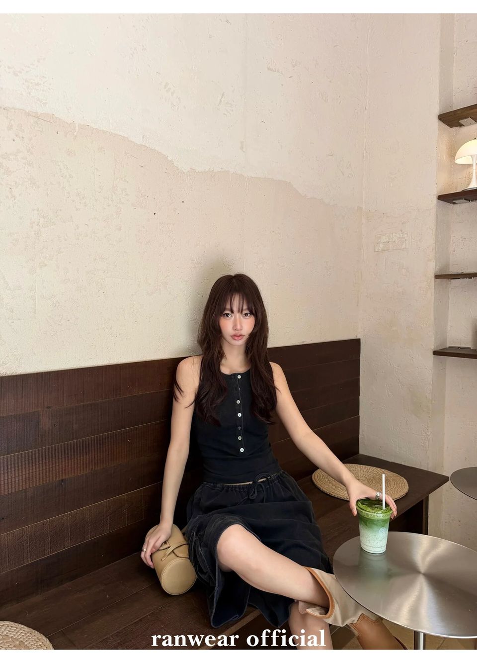워시드 원숄더탑 백스트랩 버뮤다팬츠 (개별선택) 상세 이미지 19