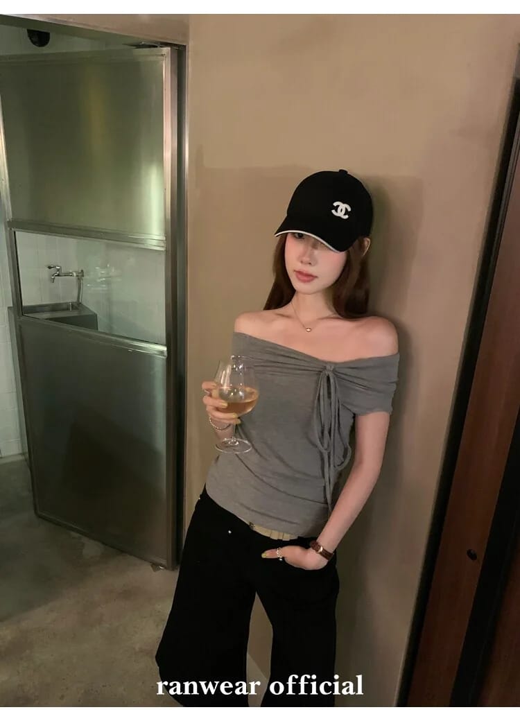 블랙 포켓 앵클 플레어 팬츠 상세 이미지 33