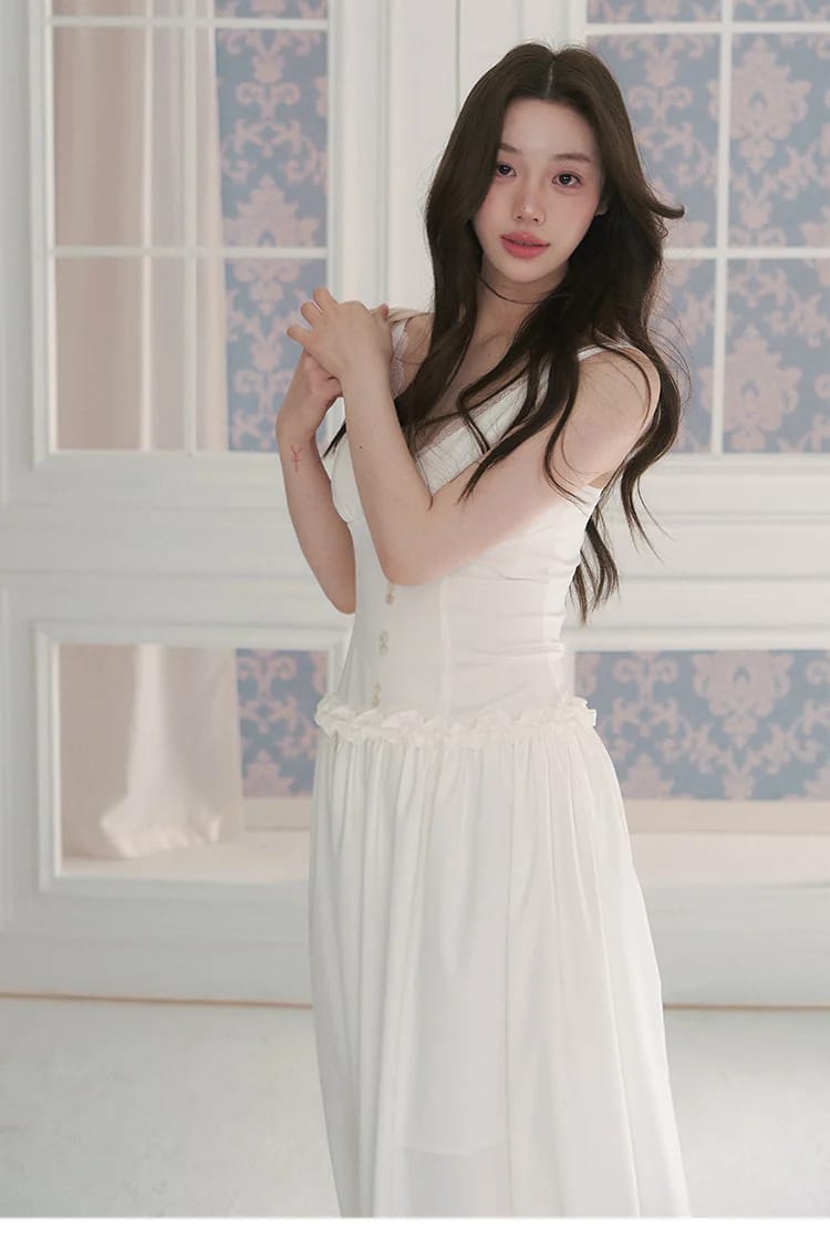 모달 러플 코르셋 롱원피스 상세 이미지 11