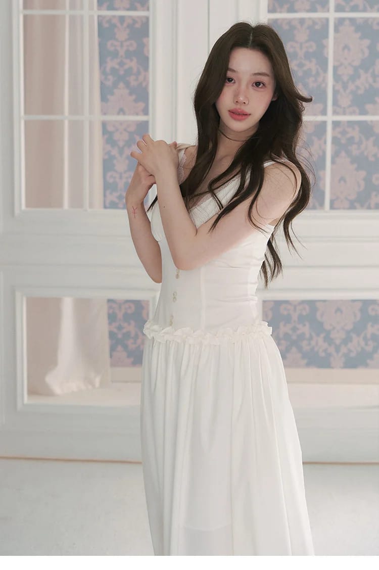 모달 러플 코르셋 롱원피스 상세 이미지 13