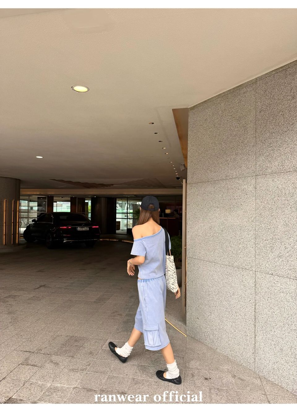 워시드 원숄더탑 백스트랩 버뮤다팬츠 (개별선택) 상세 이미지 53