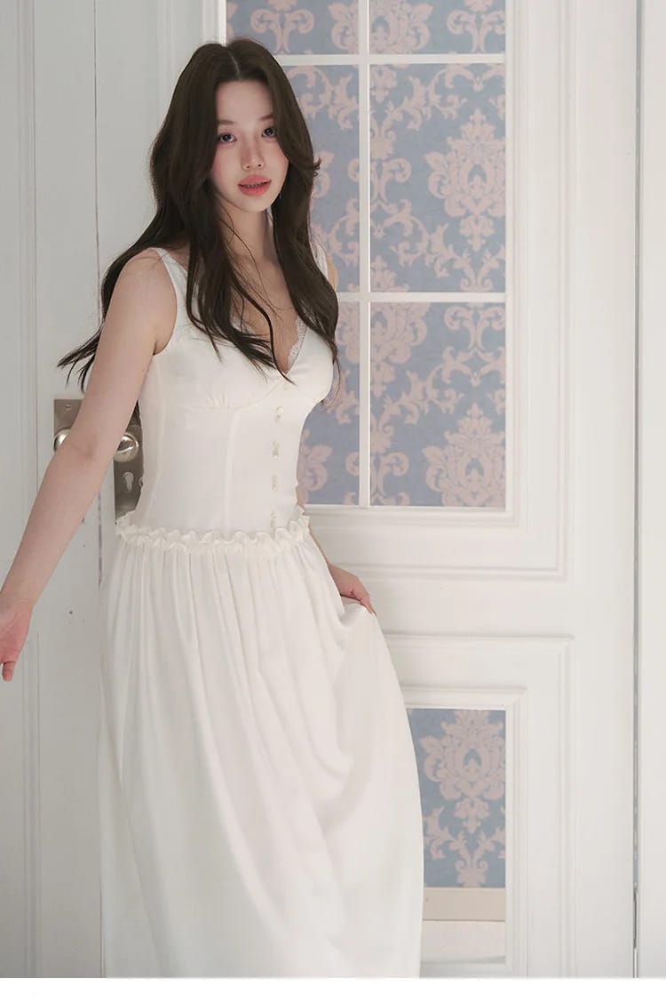 모달 러플 코르셋 롱원피스 상세 이미지 10