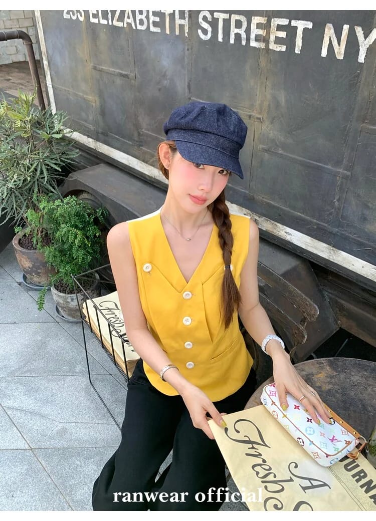 블랙 포켓 앵클 플레어 팬츠 상세 이미지 29