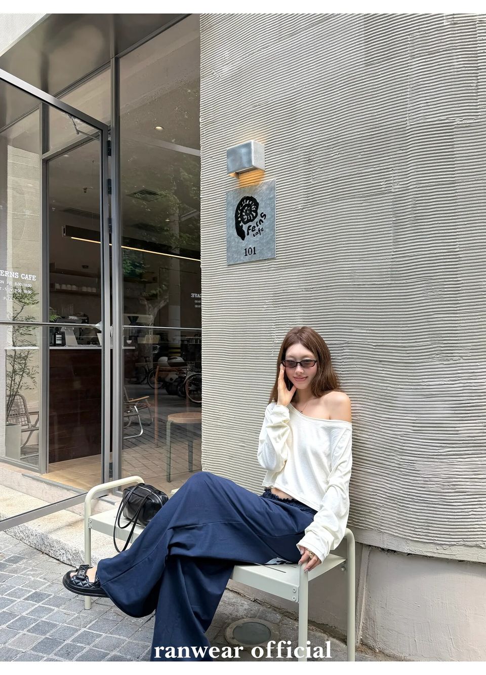 백레터링 러플 밴딩 롱 이지팬츠 상세 이미지 9