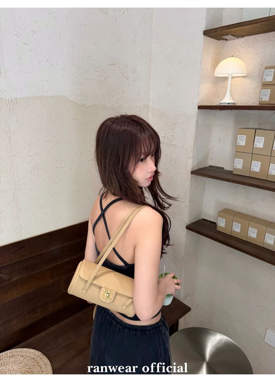 워시드 원숄더탑 백스트랩 버뮤다팬츠 (개별선택) 상세 이미지 20