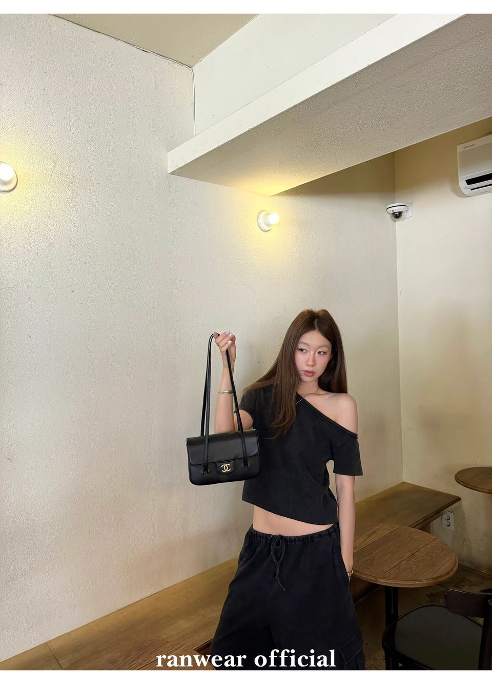 워시드 원숄더탑 백스트랩 버뮤다팬츠 (개별선택) 상세 이미지 62