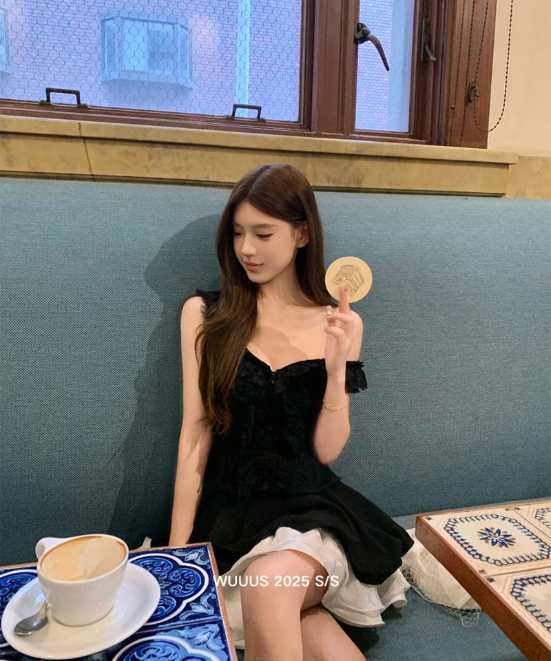 레이어 러플 플레어 미니스커트 - S 빠른배송 추가 이미지 3