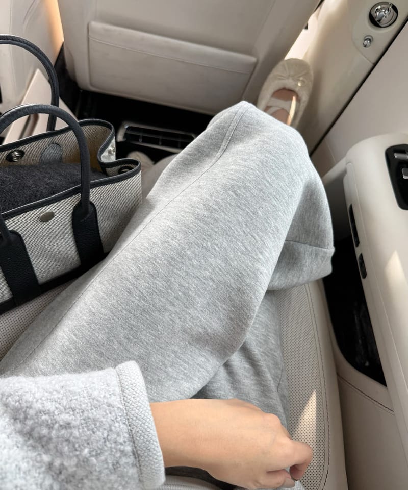 비스코스 기모 와이드 밴딩팬츠 추가 이미지 5