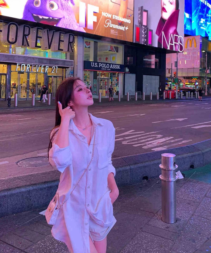 루즈핏 링클프리 포켓 셔츠 추가 이미지 4