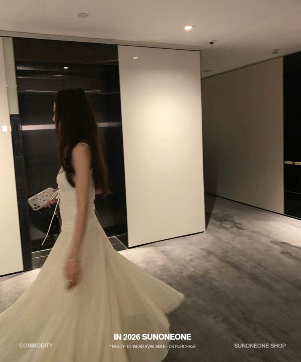 메쉬 레이스 플리츠 맥시스커트 추가 이미지 2