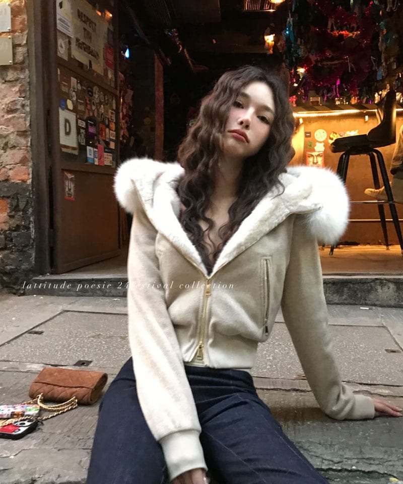 폭스퍼 후드 알바카울 집업 추가 이미지 1