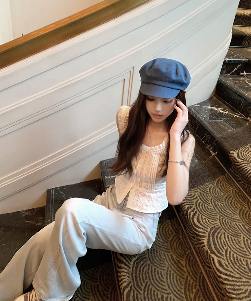 쿨링텐셀 스트레이트 와이드 데님팬츠 - L 빠른배송 추가 이미지 3