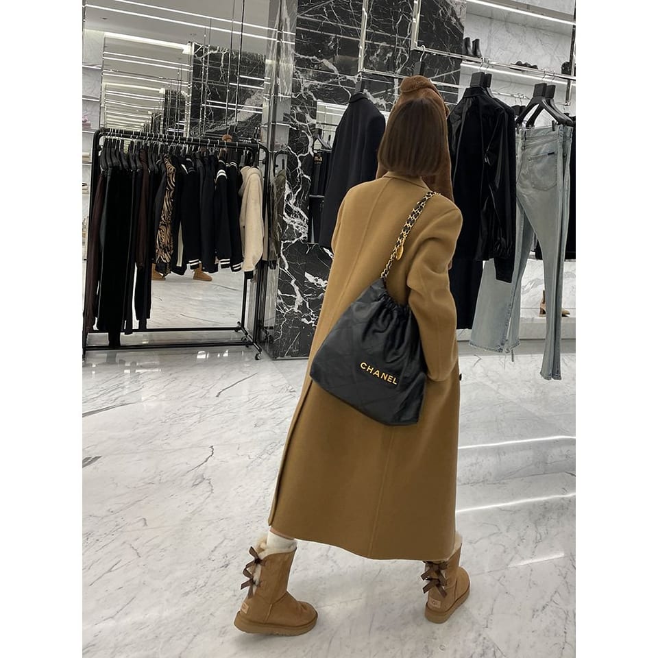 메리노울100 핸드메이드 롱코트 원피스 코디세트 추가 이미지 4