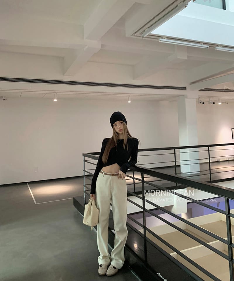 스트레이트 링클프리 슬랙스 추가 이미지 1