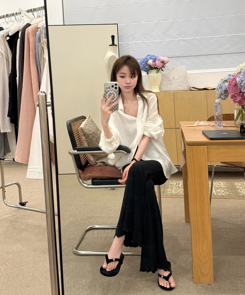 플로우 레터스 햄 밴딩팬츠 추가 이미지 3