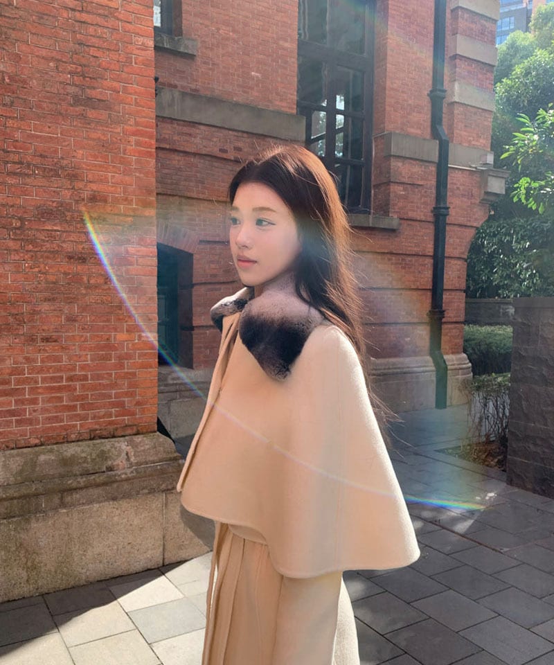 렉스퍼카라 케이프 하프코트 (개별선택) 추가 이미지 3