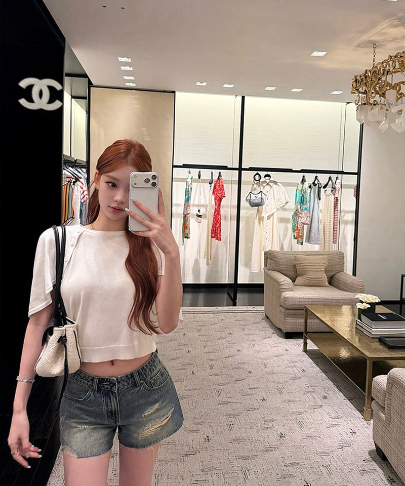 디스트로이드 미드라이즈 데님 숏팬츠 대표 이미지