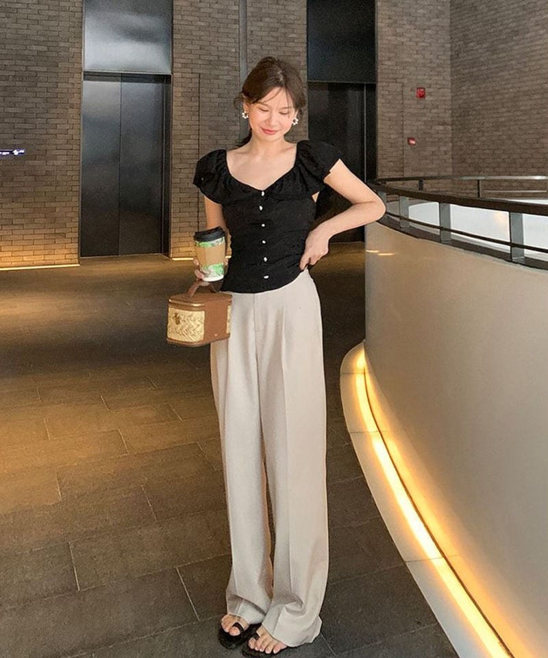 TR 핀턱 슬랙스 팬츠 대표 이미지