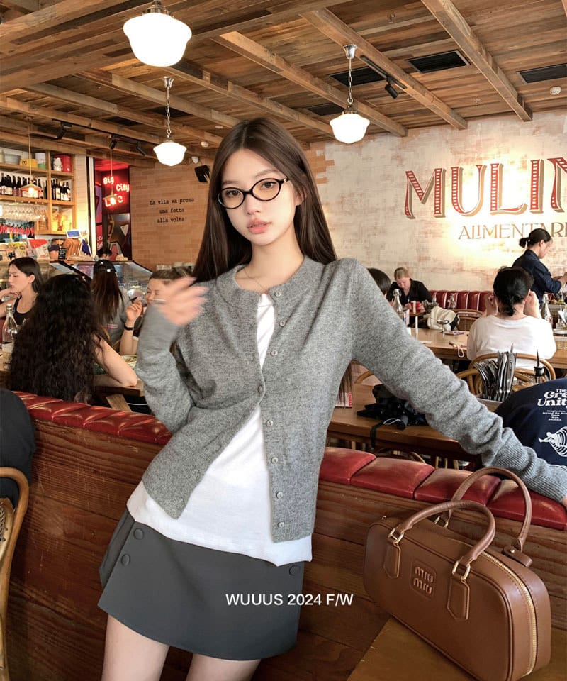 소프트 비스코스 라운드 티셔츠 추가 이미지 3