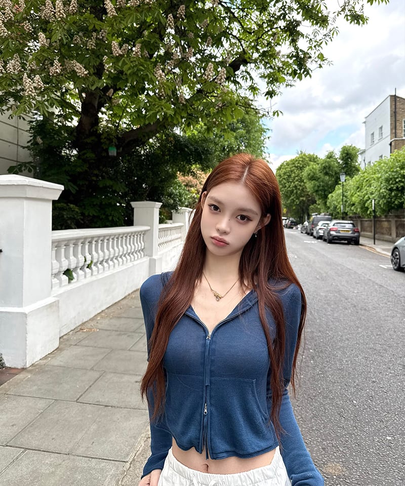 SS 투웨이 후드 니트집업 추가 이미지 4