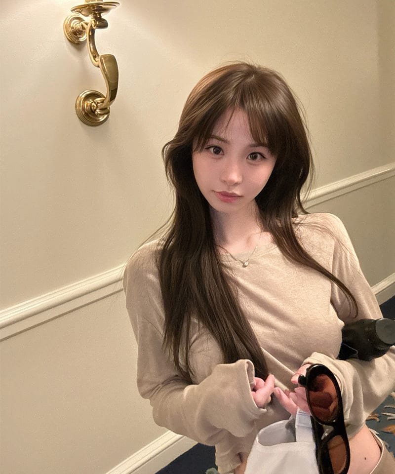 SS 라이오셀 라운드 긴팔탑 추가 이미지 1