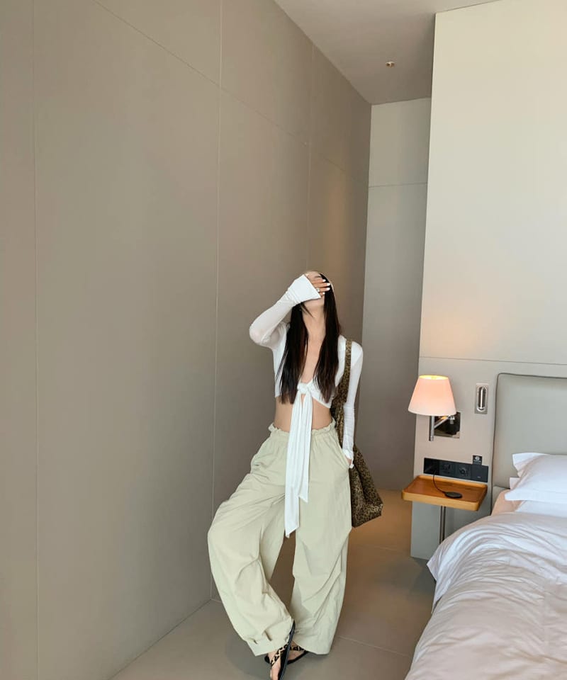카라 롱 스트랩 볼레로 탑 추가 이미지 1