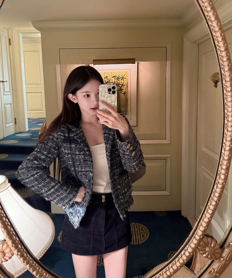 코듀로이 포켓 미니스커트 추가 이미지 3
