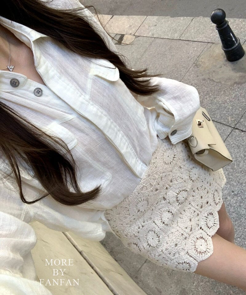 크로셰 니팅 미니스커트 대표 이미지