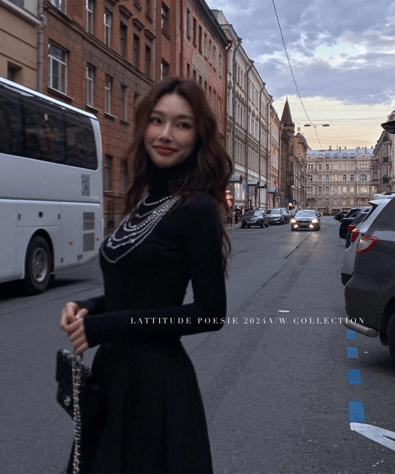 메리노울 진주 넥크리스 폴라티 대표 이미지