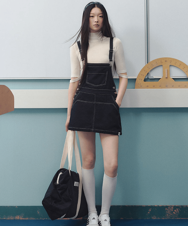 생지데님 오버롤 미니원피스 대표 이미지